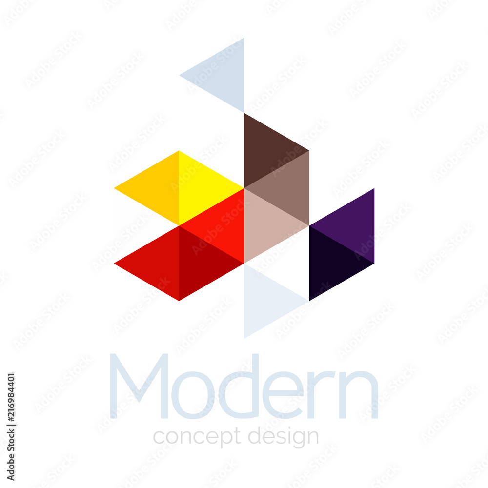 Triangle shape design abstract business logo icon design. Company logotype branding emblem idea Triangle shape design abstract business logo icon design. Company logotype branding emblem idea
