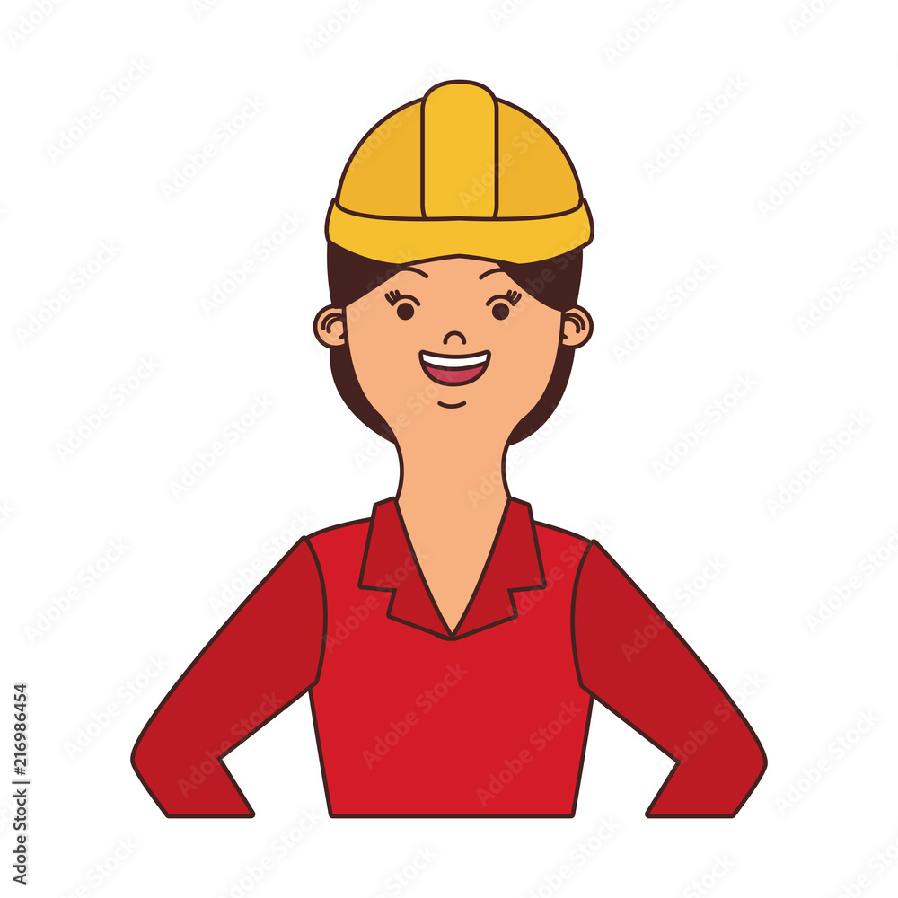 woman engineer cartoon vector illustration graphic design woman engineer cartoon vector illustration graphic design
