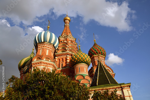 Saint Basils Cathedral on the Red Square in Moscow