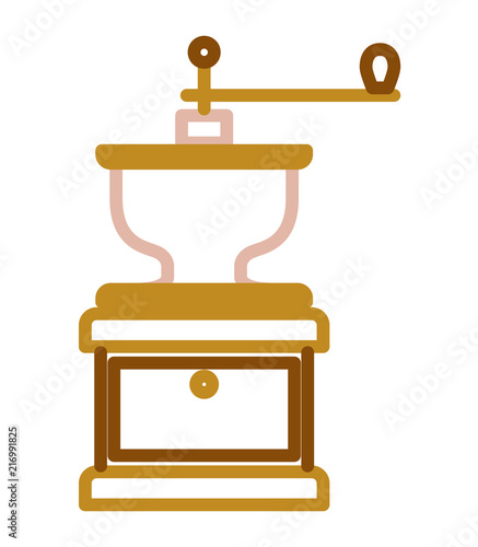 coffee roaster machine icon vector illustration design