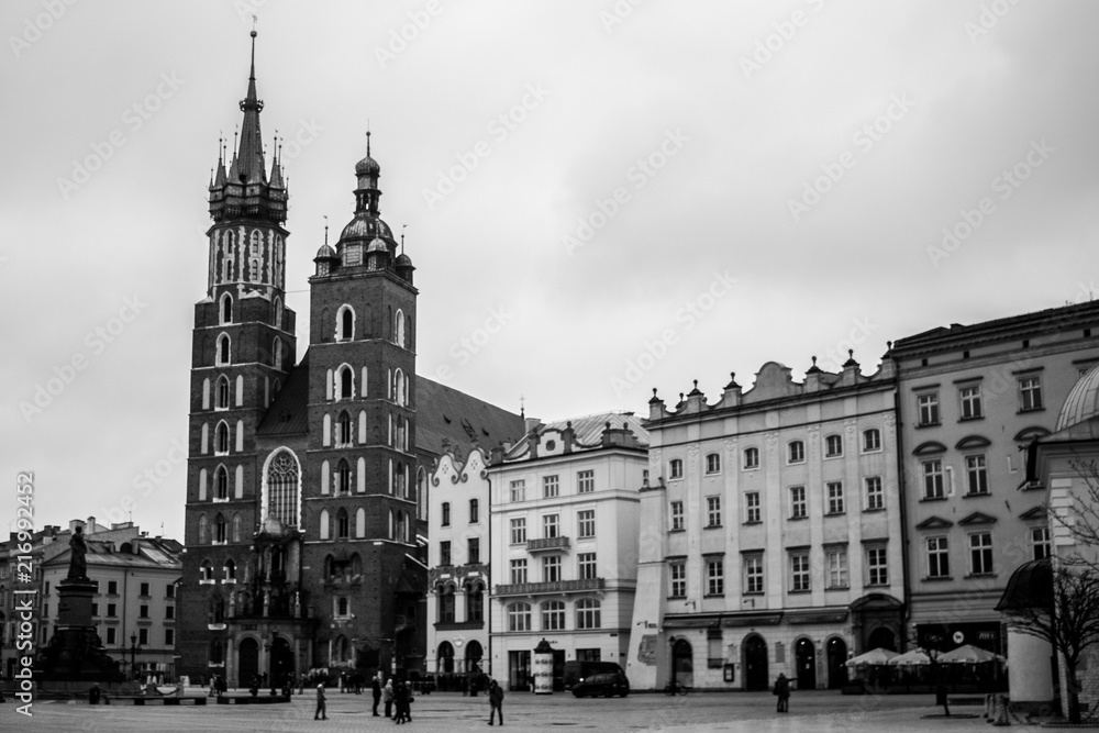 Praça Central de Cracóvia, Polonia