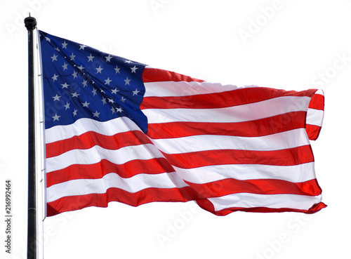 Isolated US Flag