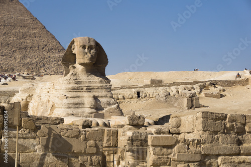 The Great Pyramid and Sphinx