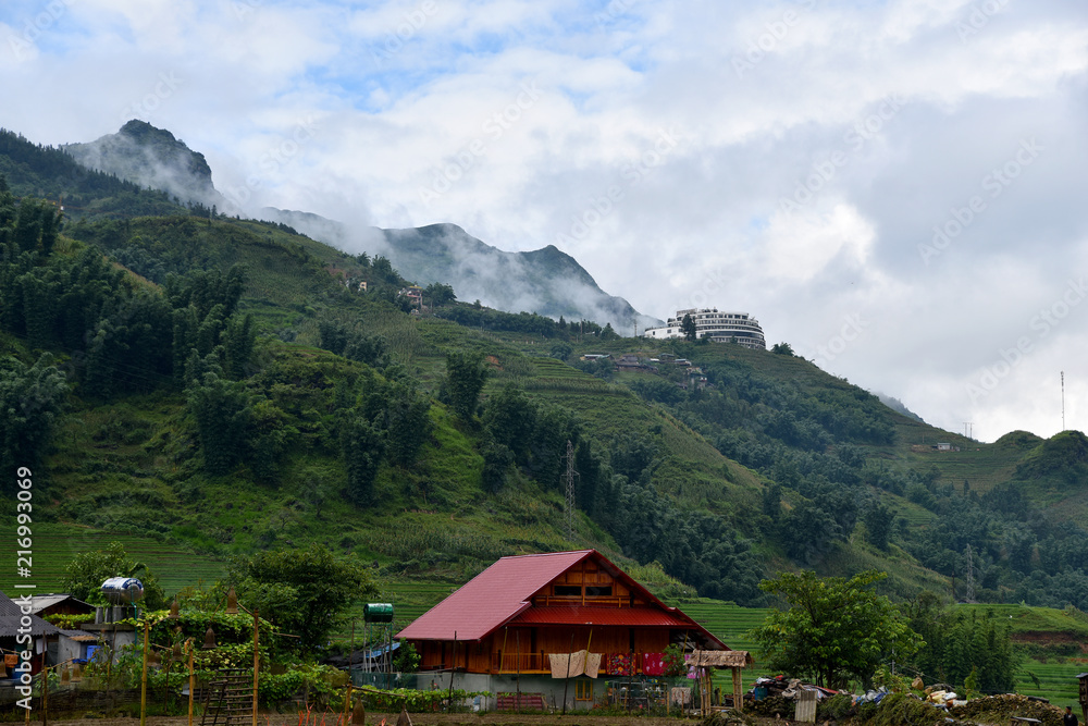 Natural view of sapa village