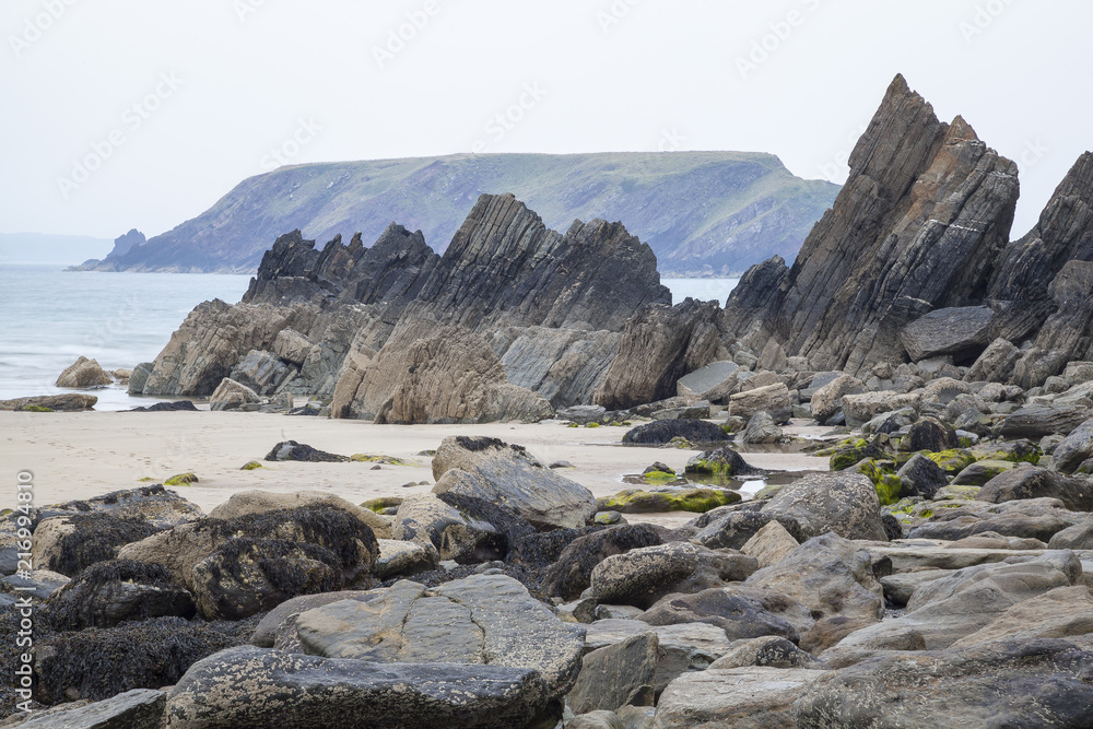 Typische Küstenlandschaft in Wales