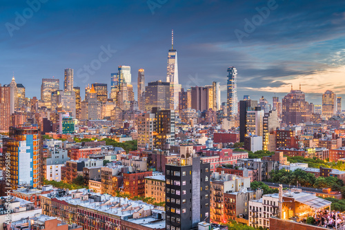Canvas Print Lower Manhattan New York City