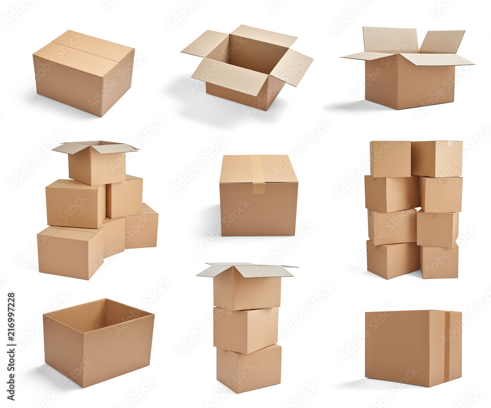 box package delivery cardboard carton box package delivery cardboard carton