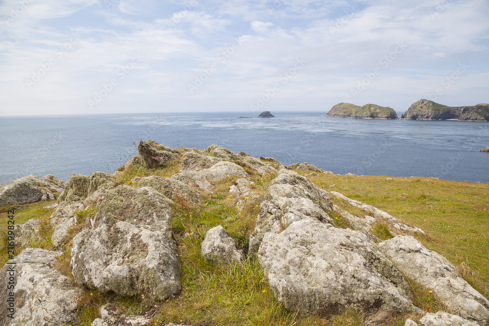 Typische Küstenlandschaft in Wales
