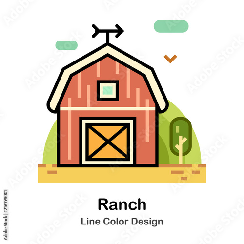 Ranch Line Color Icon