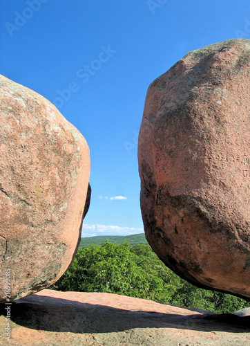 Rocks and trees