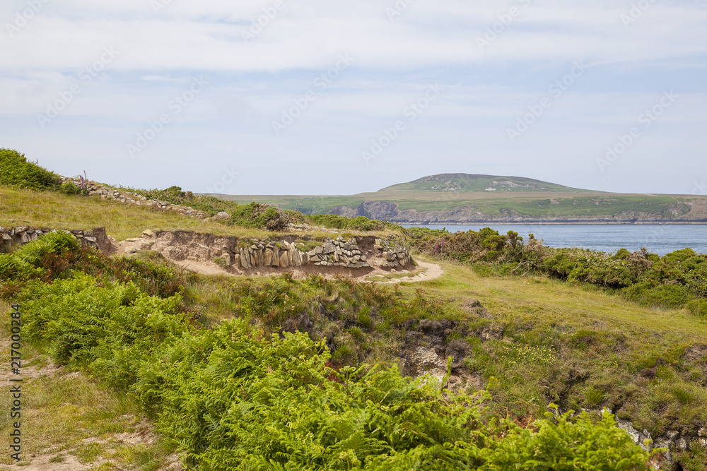 Typische Küstenlandschaft in Wales