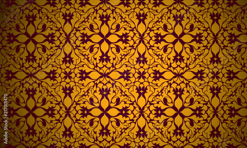 Arabesque, motif floral