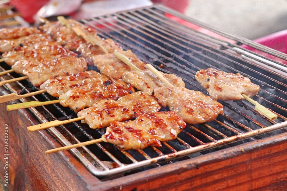 pork roast on street food pork roast on street food