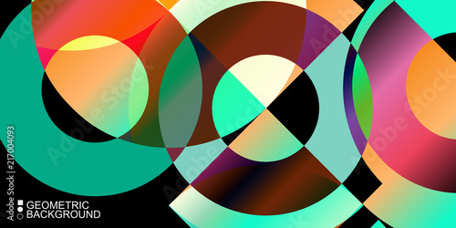 Geometric colorful abstract background