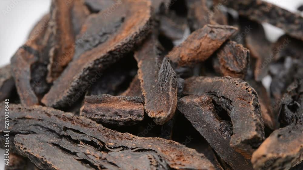 Chinese herb medicine of Aurantii Fructus or Submature Bitter Orange rotating close up Chinese herb medicine of Aurantii Fructus or Submature Bitter Orange rotating close up