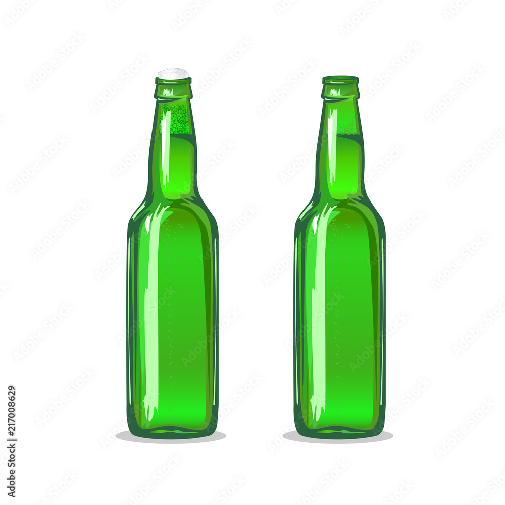 Green beer bottle Green beer bottle
