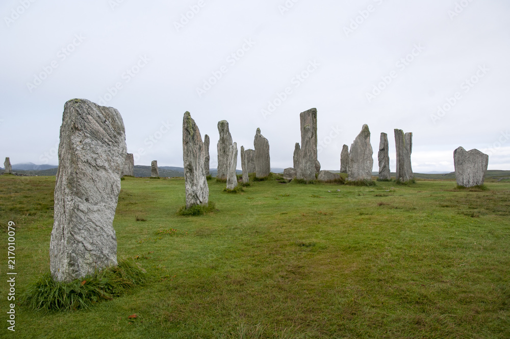 Callanish stones in isle of Harris