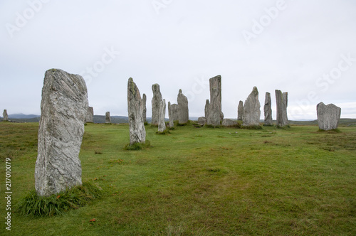 Callanish stones in isle of Harris