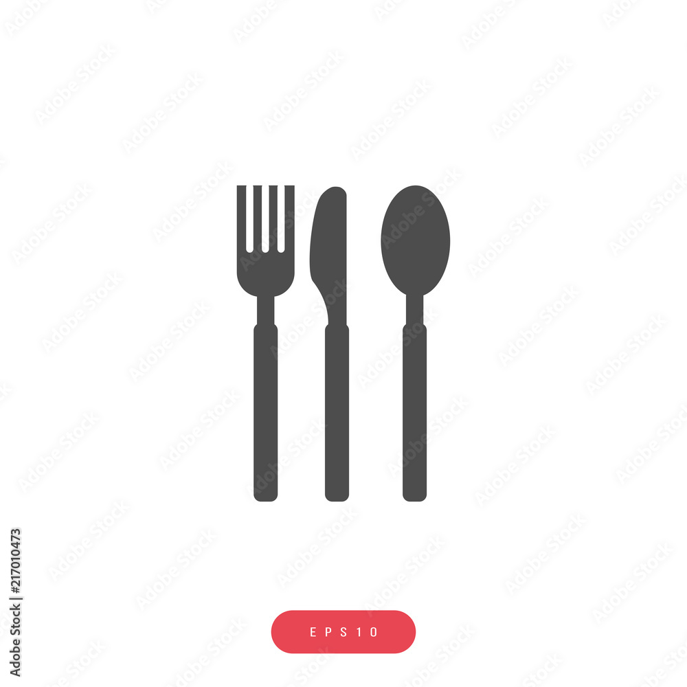 Fork knife spoon eating servic Vector İcon, Eps10 Fork knife spoon eating servic Vector İcon, Eps10