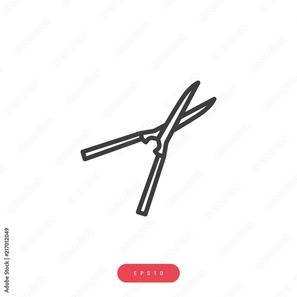 Garden scissors Vector İcon, Eps10 Garden scissors Vector İcon, Eps10