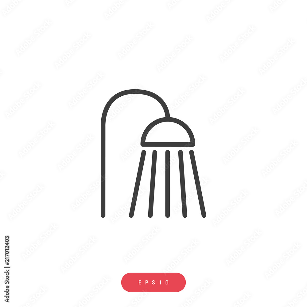 Shower Vector İcon, Eps10 Shower Vector İcon, Eps10
