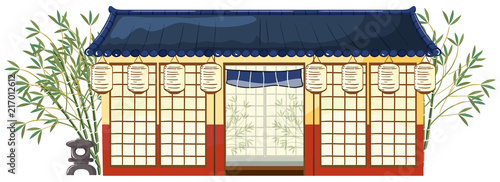 A traditional japanese house