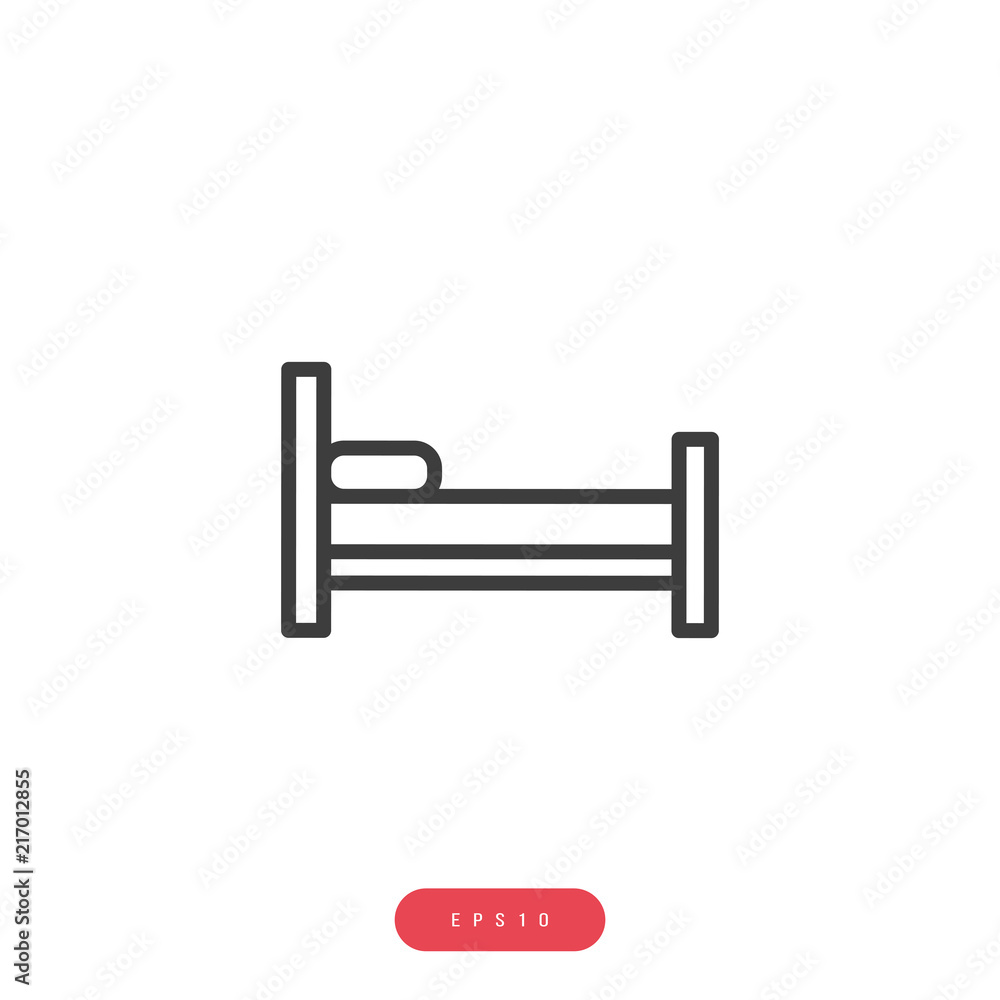Bed Vector İcon, Eps10 Bed Vector İcon, Eps10