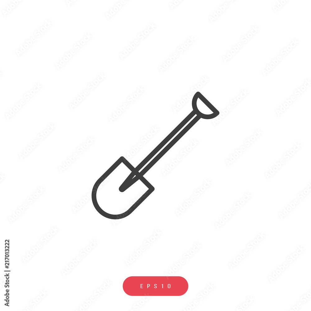 Shovel Vector İcon, Eps10 Shovel Vector İcon, Eps10