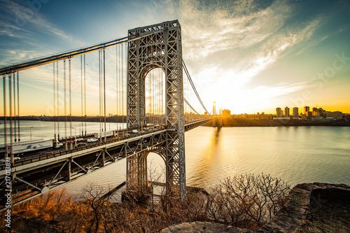George Washington Bridge Sunrise photo