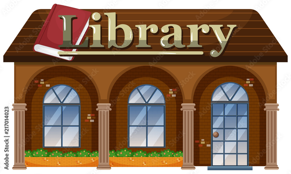 Exterior of a Library Exterior of a Library