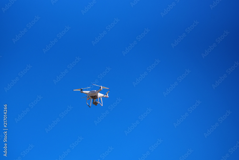 Obraz premium drone against the blue sky