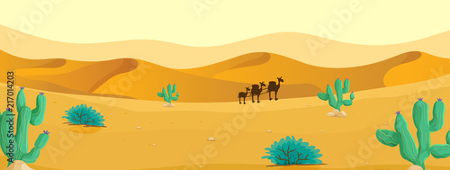 Camel at the desert
