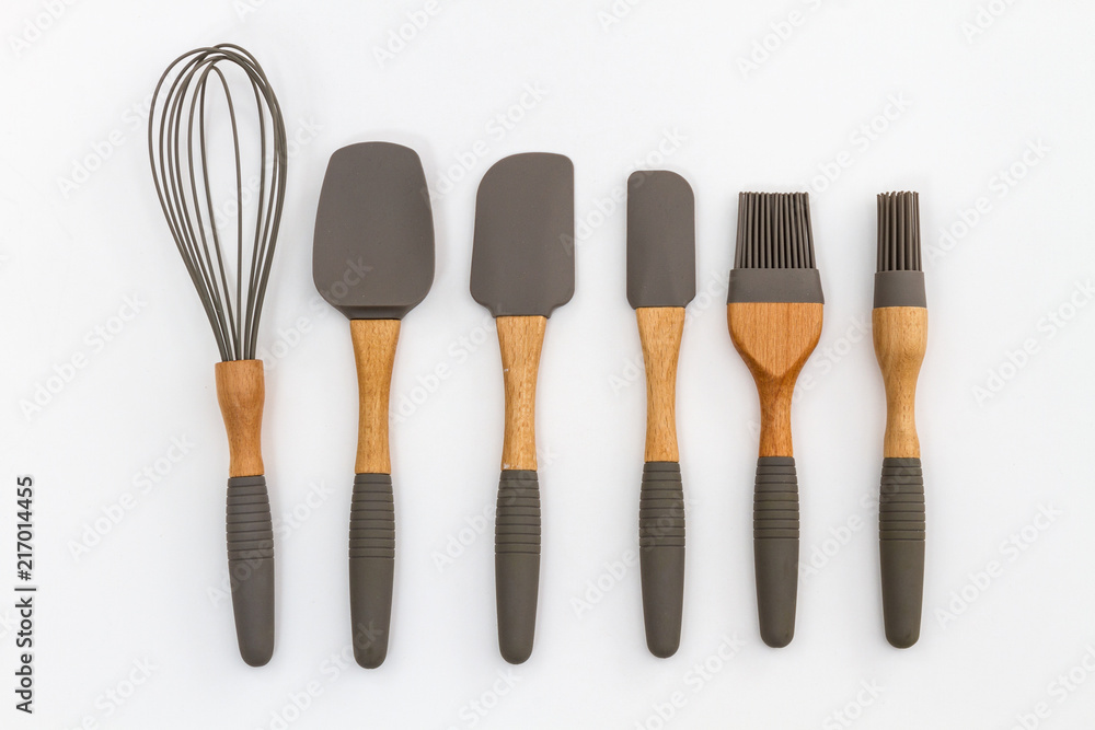 Modern Kitchen appliances, a set of cake baking spoons Modern Kitchen appliances, a set of cake baking spoons