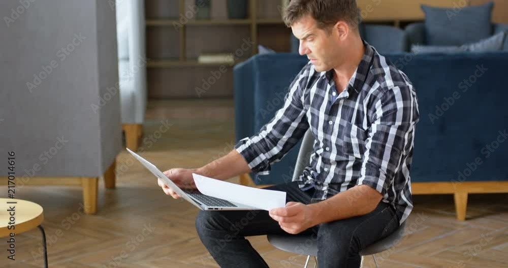 Male executive working in office 4k Male executive working in office 4k