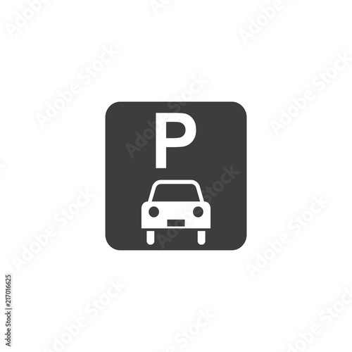 Parking sign Vector İcon, Eps10