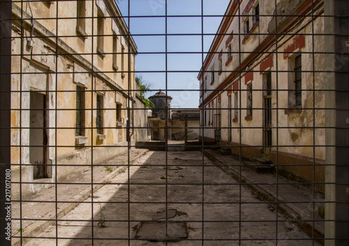 Old prison of Coruna in Spain photo