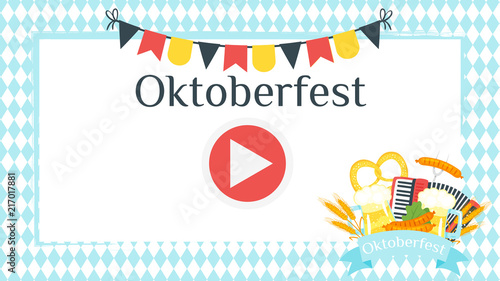Octoberfest greeting card
