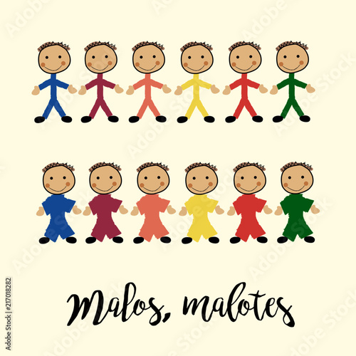 dibjos de colegio