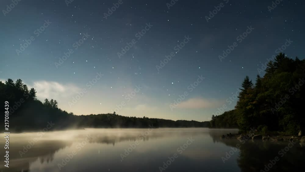Starry night at Algonquin Park in Ontario, Canada Starry night at Algonquin Park in Ontario, Canada