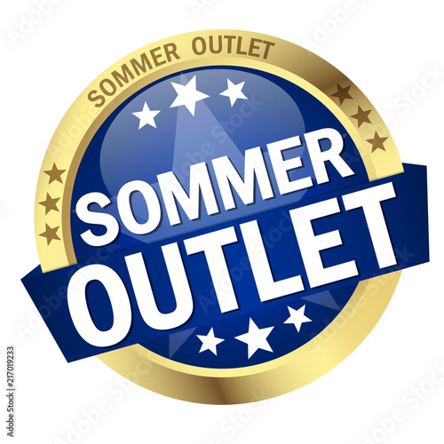 Button with Banner summer outlet