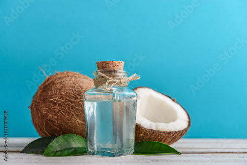 Coconut oil with fresh coconut