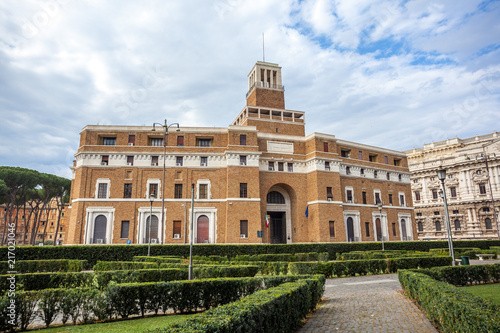 Beautiful building of the surveillance court; Tribunale di Sorveglianza, Rome, Italy