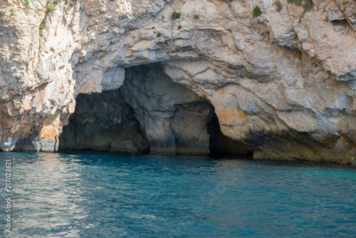 Matla Blue Grotto from boat