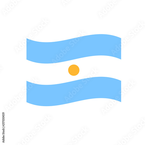 Argentina flag vector