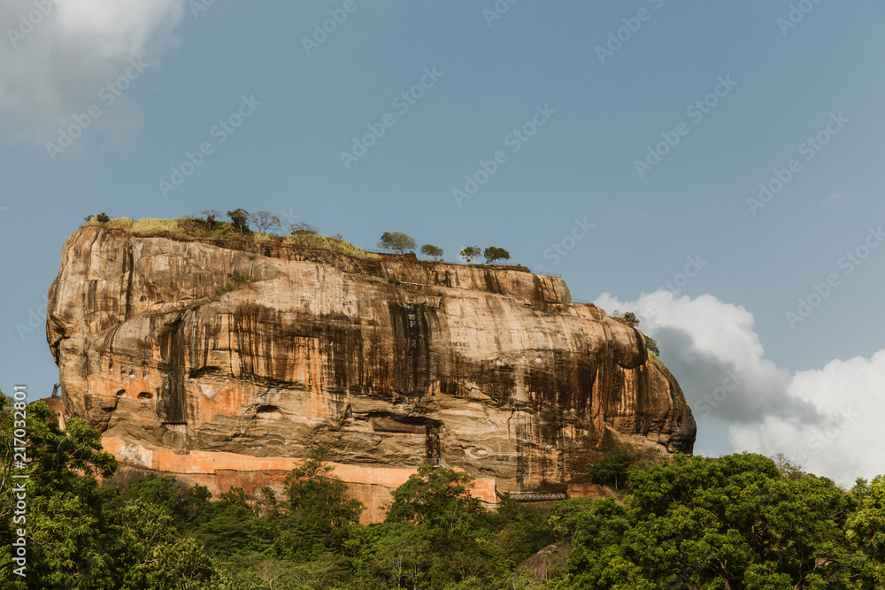 Beautiful view of Lion Rock Sigiriya, Sri Lanka