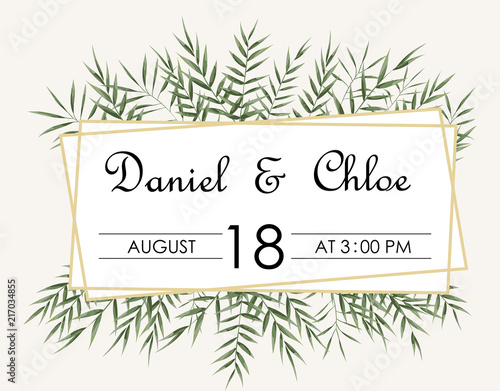 background for text from eucalyptus. gray and green eucalyptus.invitation, postcard with eucalyptus. rustic style, Botanical style. burp with greens. vector illustration