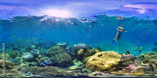 Noumea Coral Reef, Ilot Maitre Marine Reserve, NoumÈa, New Caledonia photo