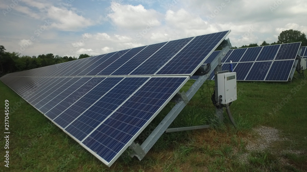 SOLAR  PANELS PART OF SOLAR FARM