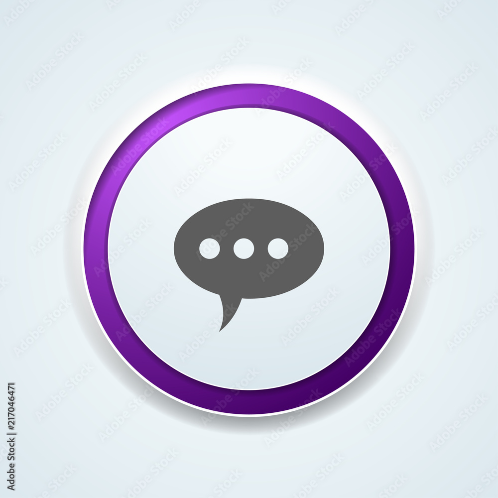 Chat button illustration Chat button illustration