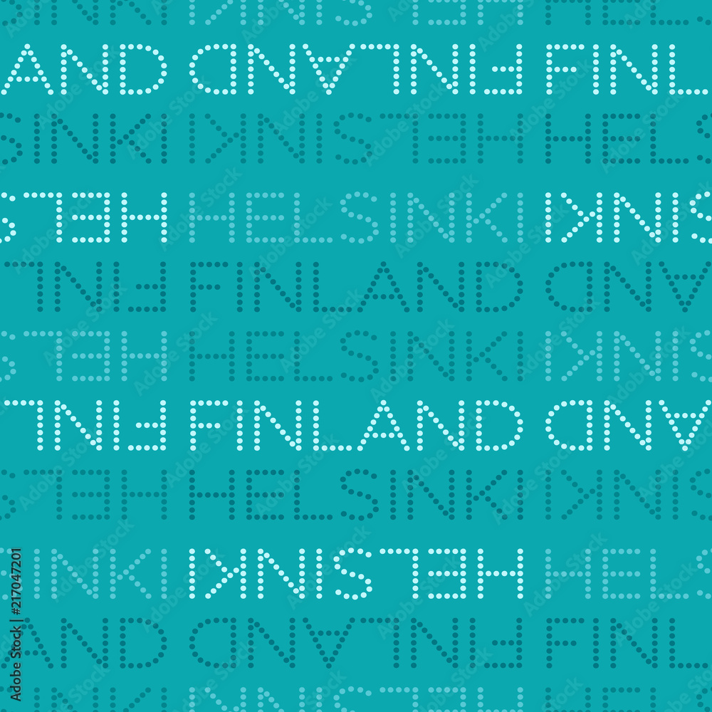 Helsinki, Finland seamless pattern Helsinki, Finland seamless pattern
